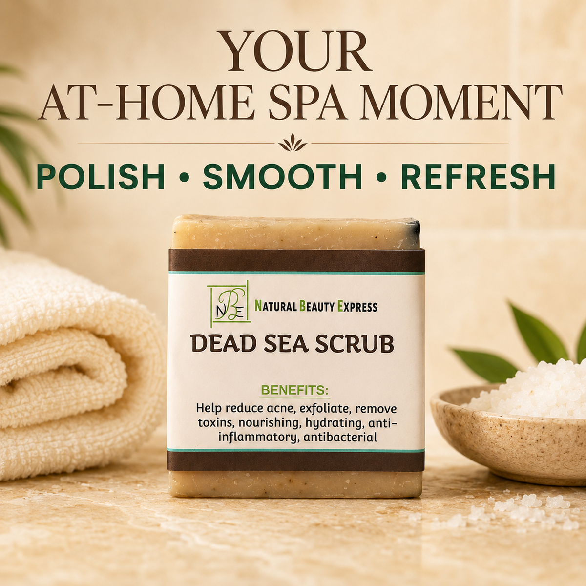 Dead Sea Scrub Soap Bar