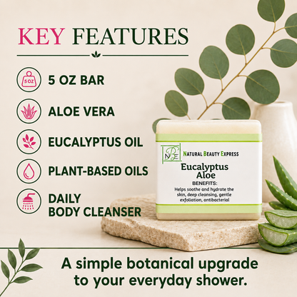Eucalyptus Aloe Vera Soap Bar