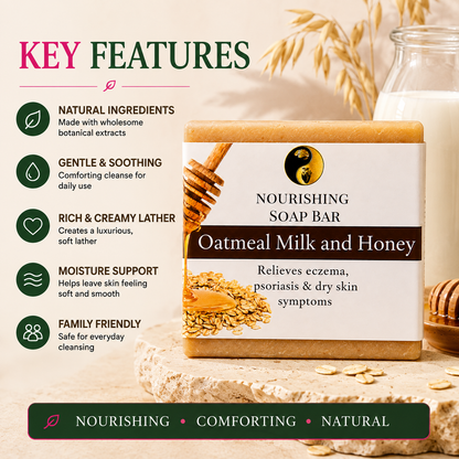 Oatmeal Milk & Honey Soap Bar