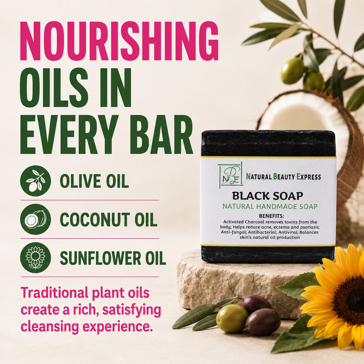 Black Soap Bar