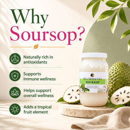 Soursop Sea Moss Gel