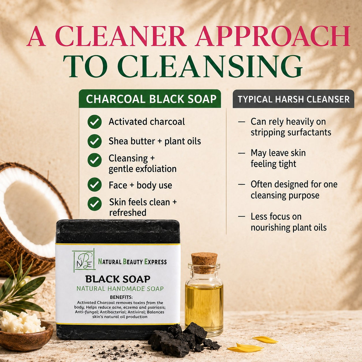 Black Soap Bar
