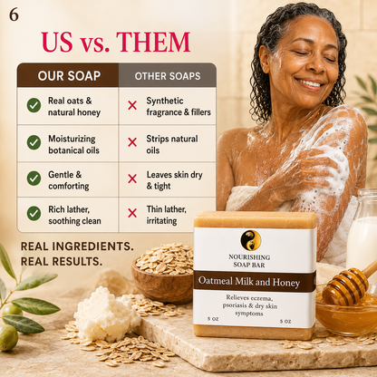 Oatmeal Milk & Honey Soap Bar