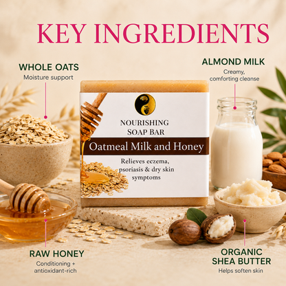 Oatmeal Milk & Honey Soap Bar