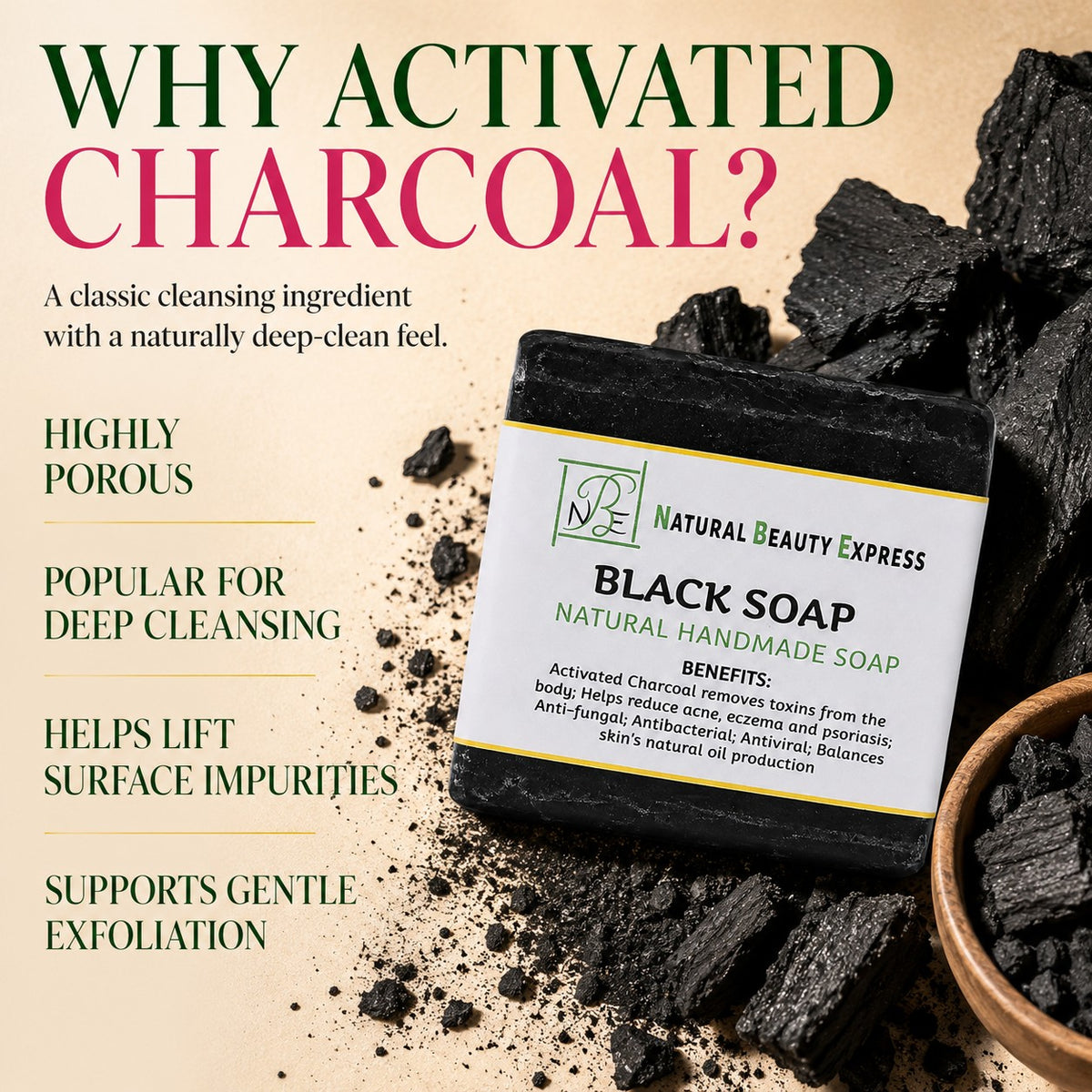 Black Soap Bar