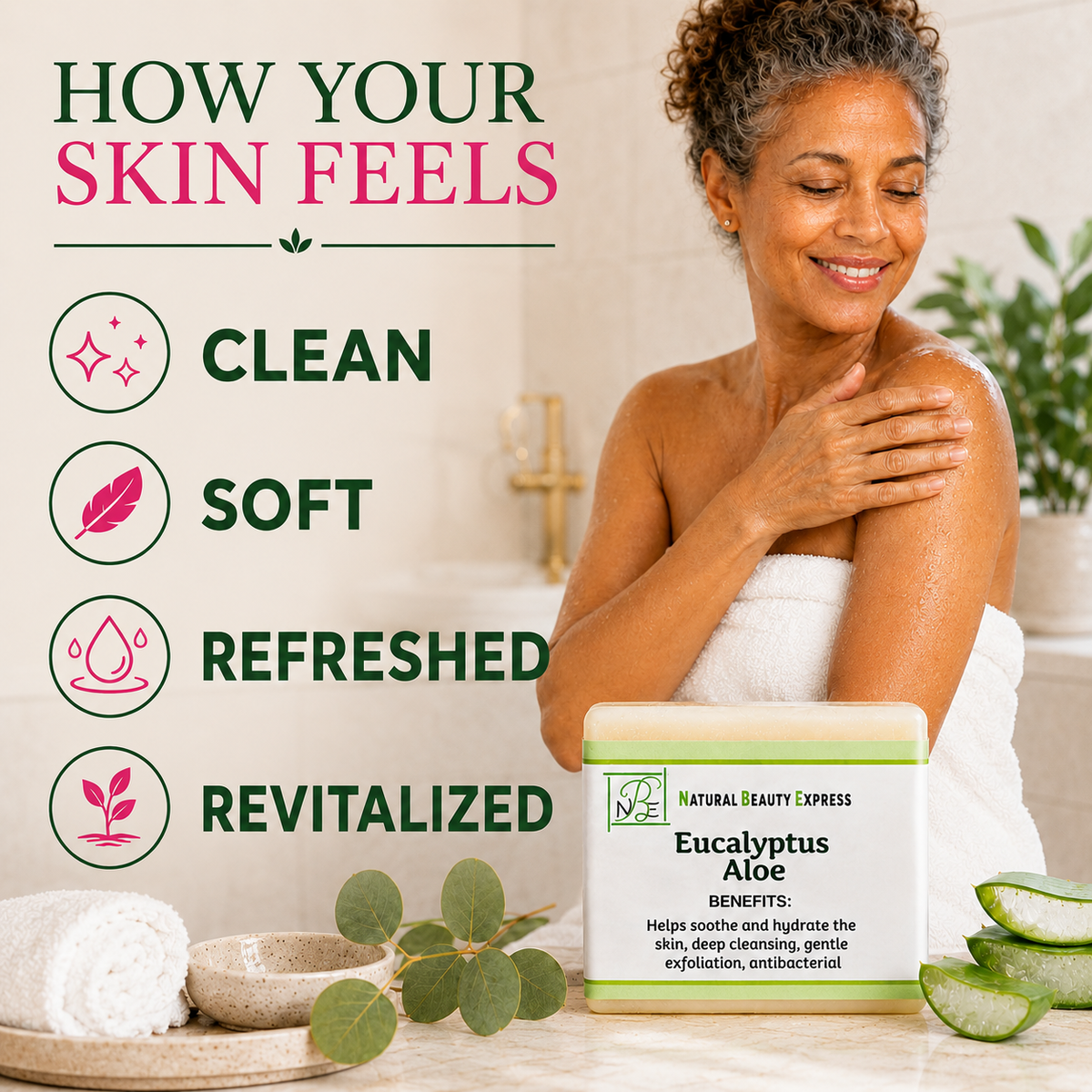 Eucalyptus Aloe Vera Soap Bar