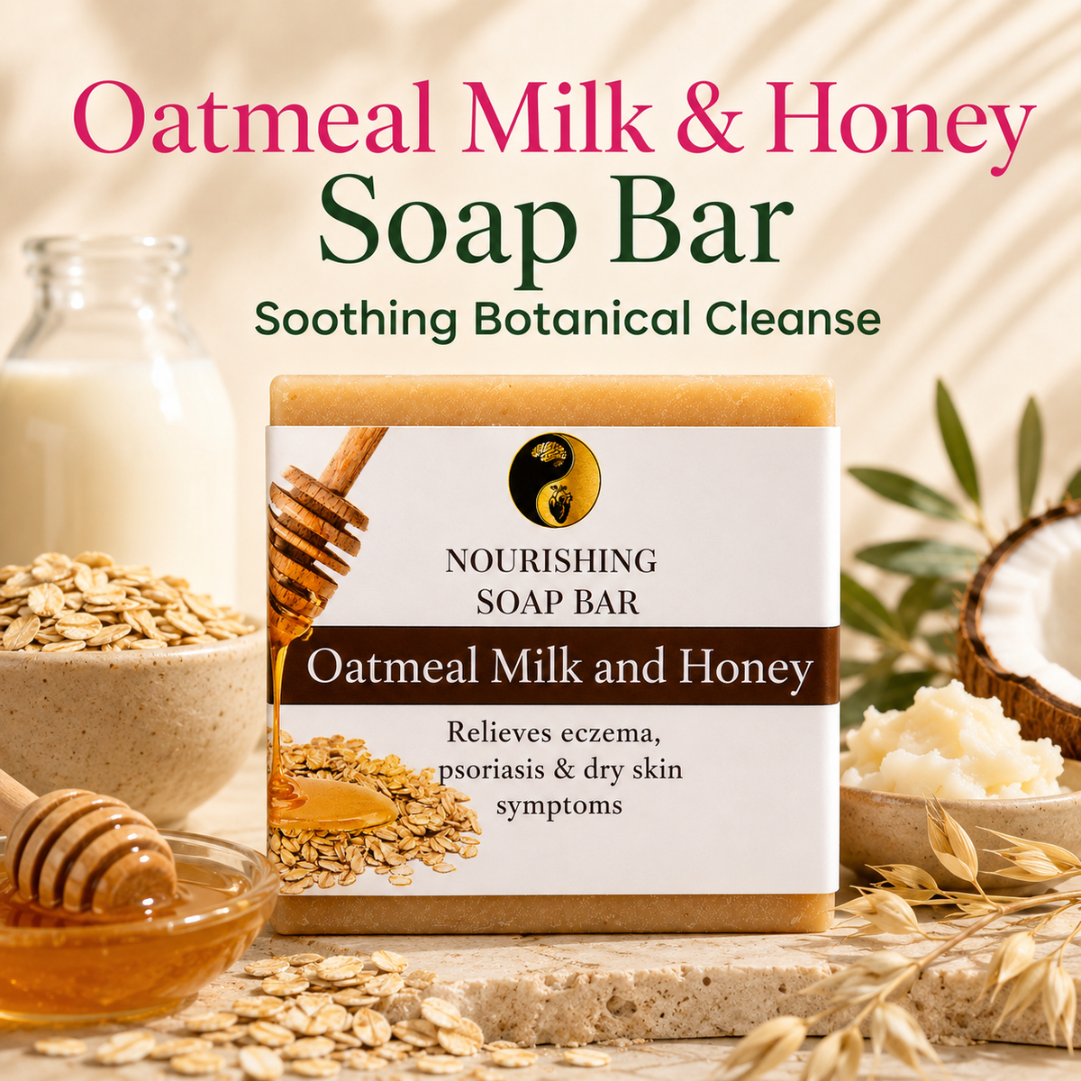 Oatmeal Milk & Honey Soap Bar