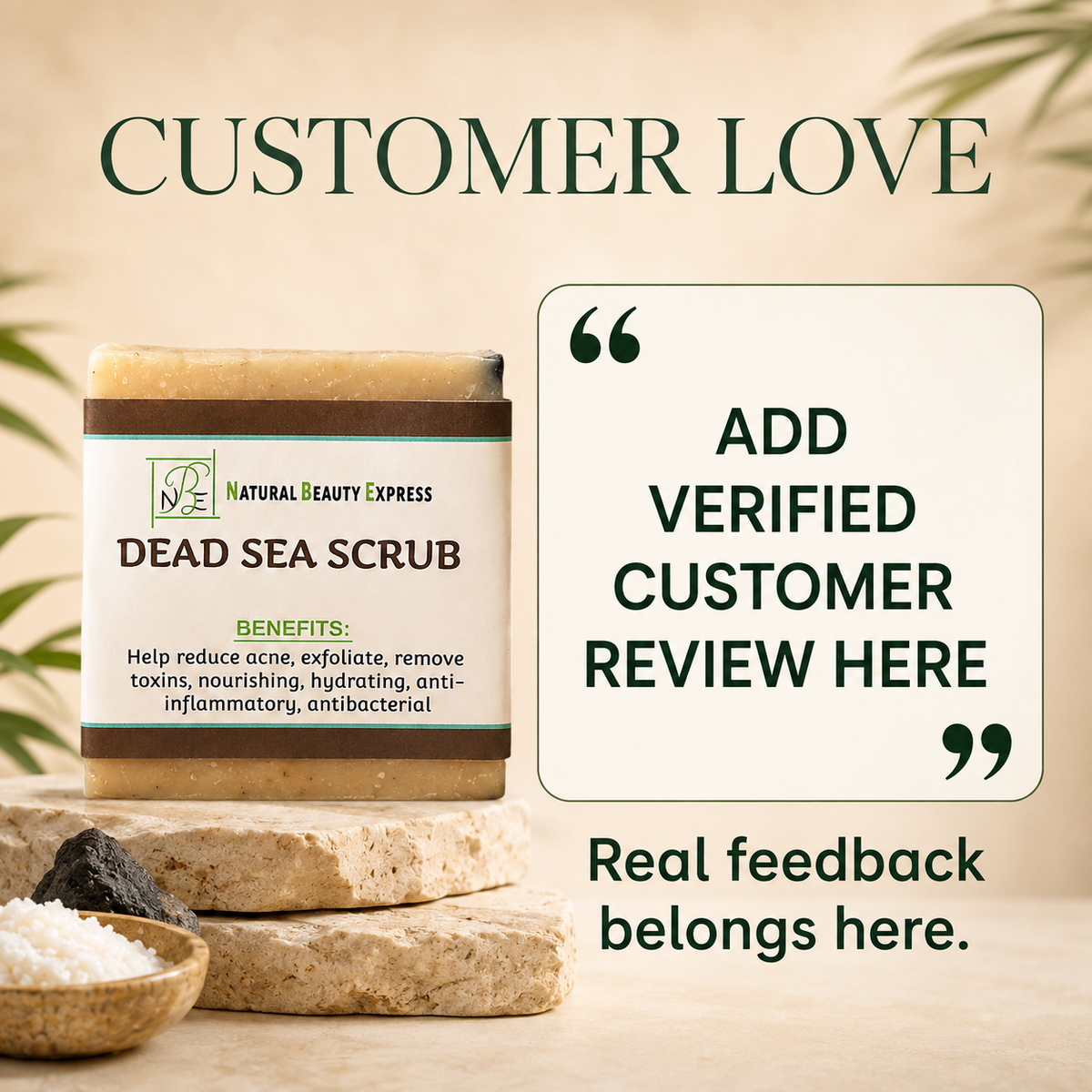 Dead Sea Scrub Soap Bar
