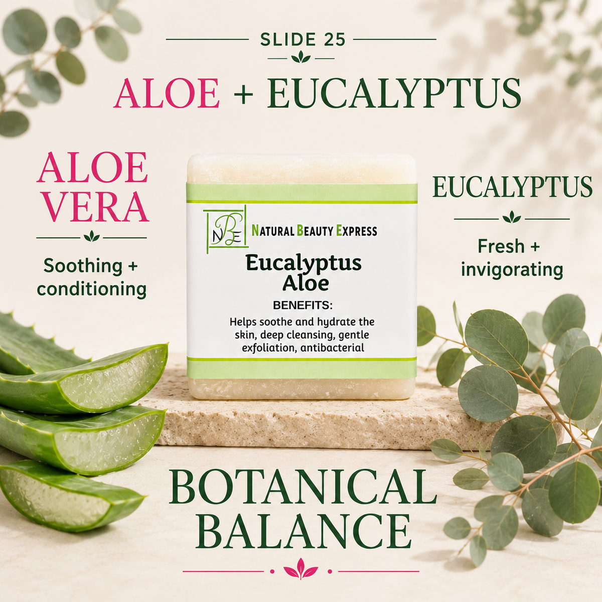 Eucalyptus Aloe Vera Soap Bar