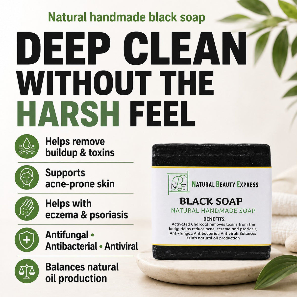 Black Soap Bar