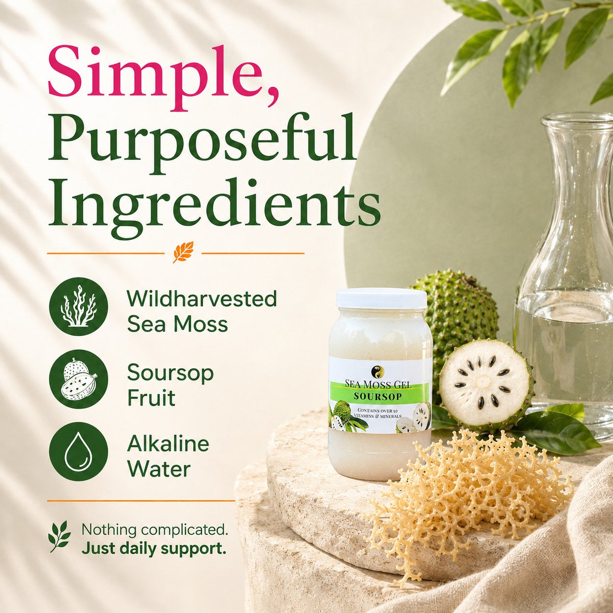 Soursop Sea Moss Gel