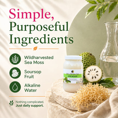Soursop Sea Moss Gel