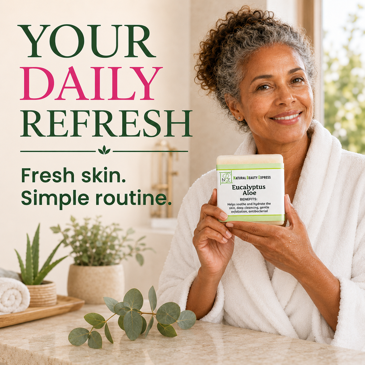 Eucalyptus Aloe Vera Soap Bar