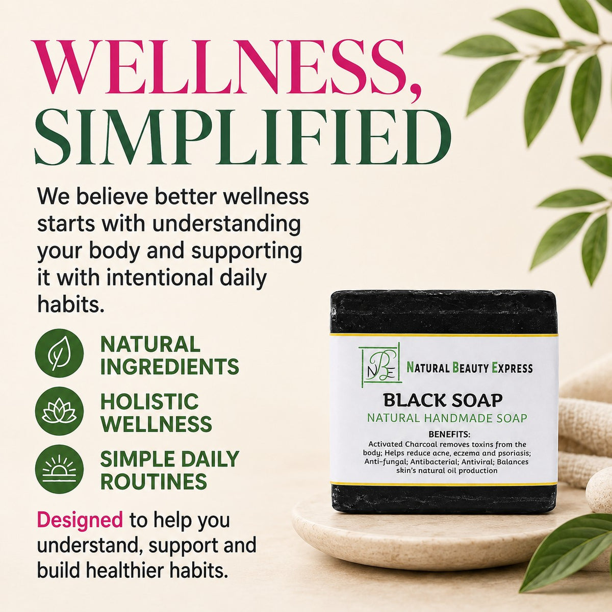 Black Soap Bar