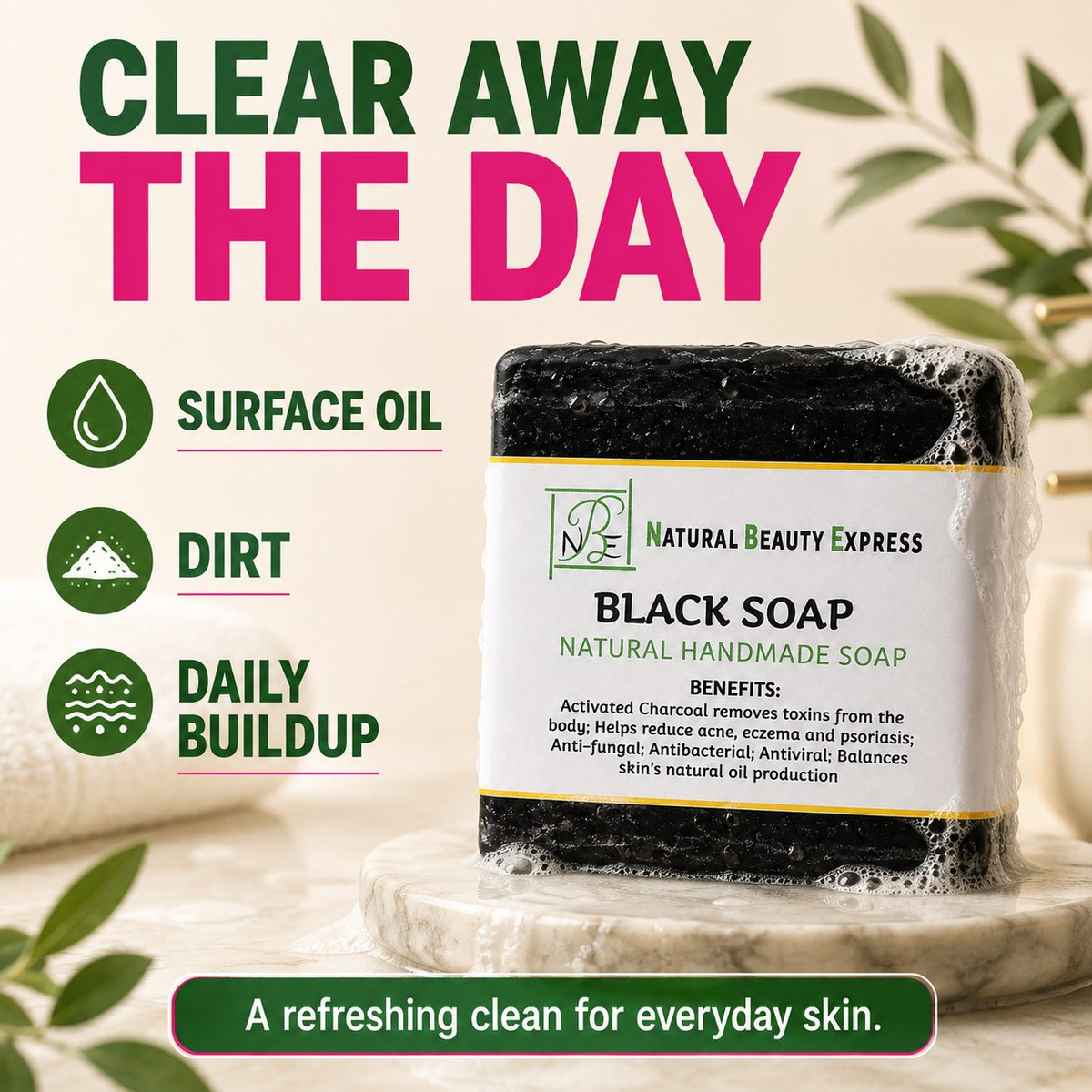 Black Soap Bar