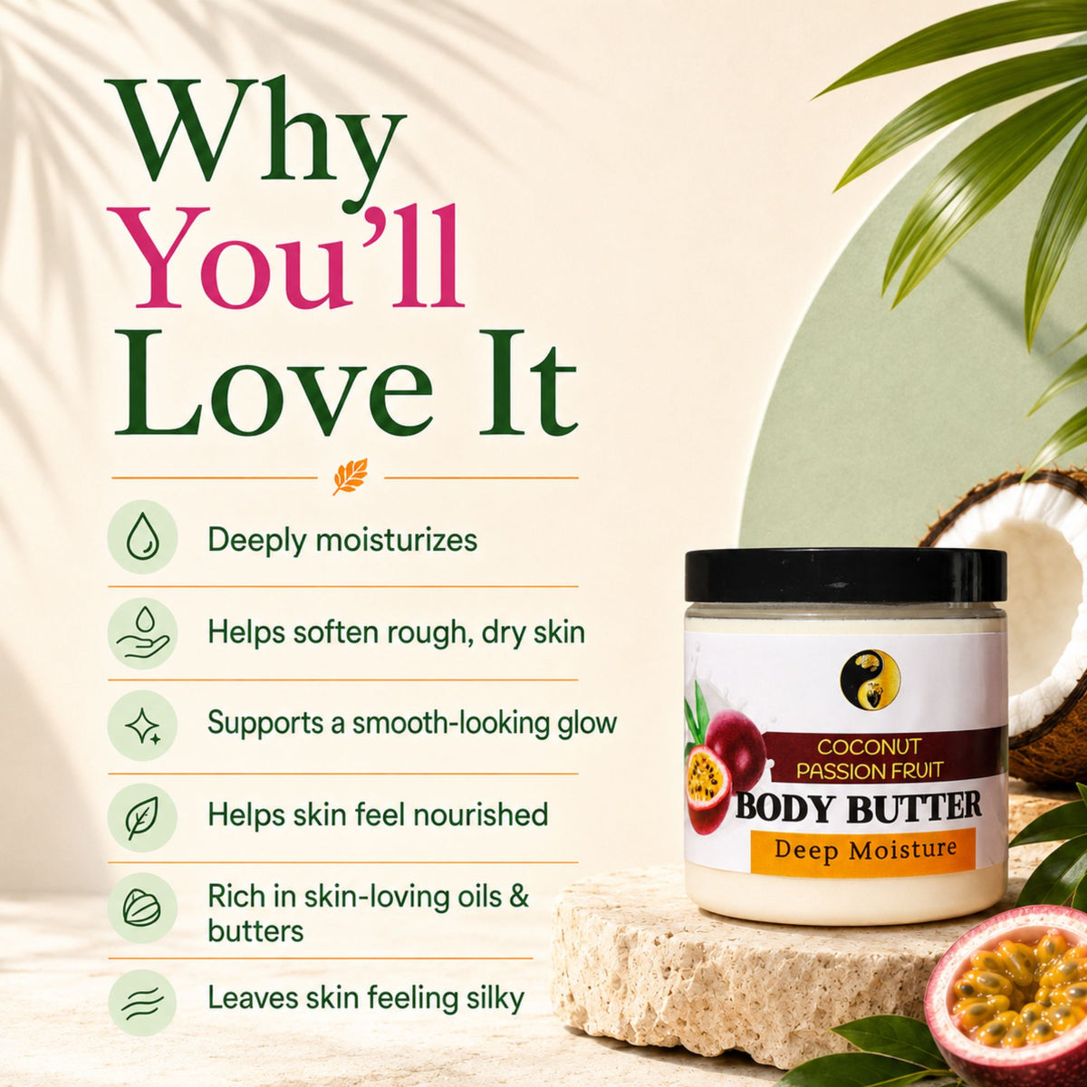 Coconut & Passionfruit Body Butter