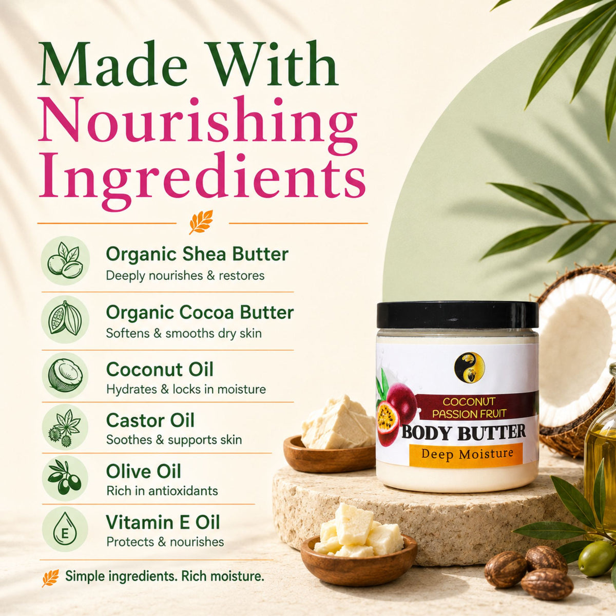 Coconut & Passionfruit Body Butter