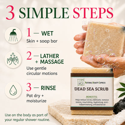 Dead Sea Scrub Soap Bar