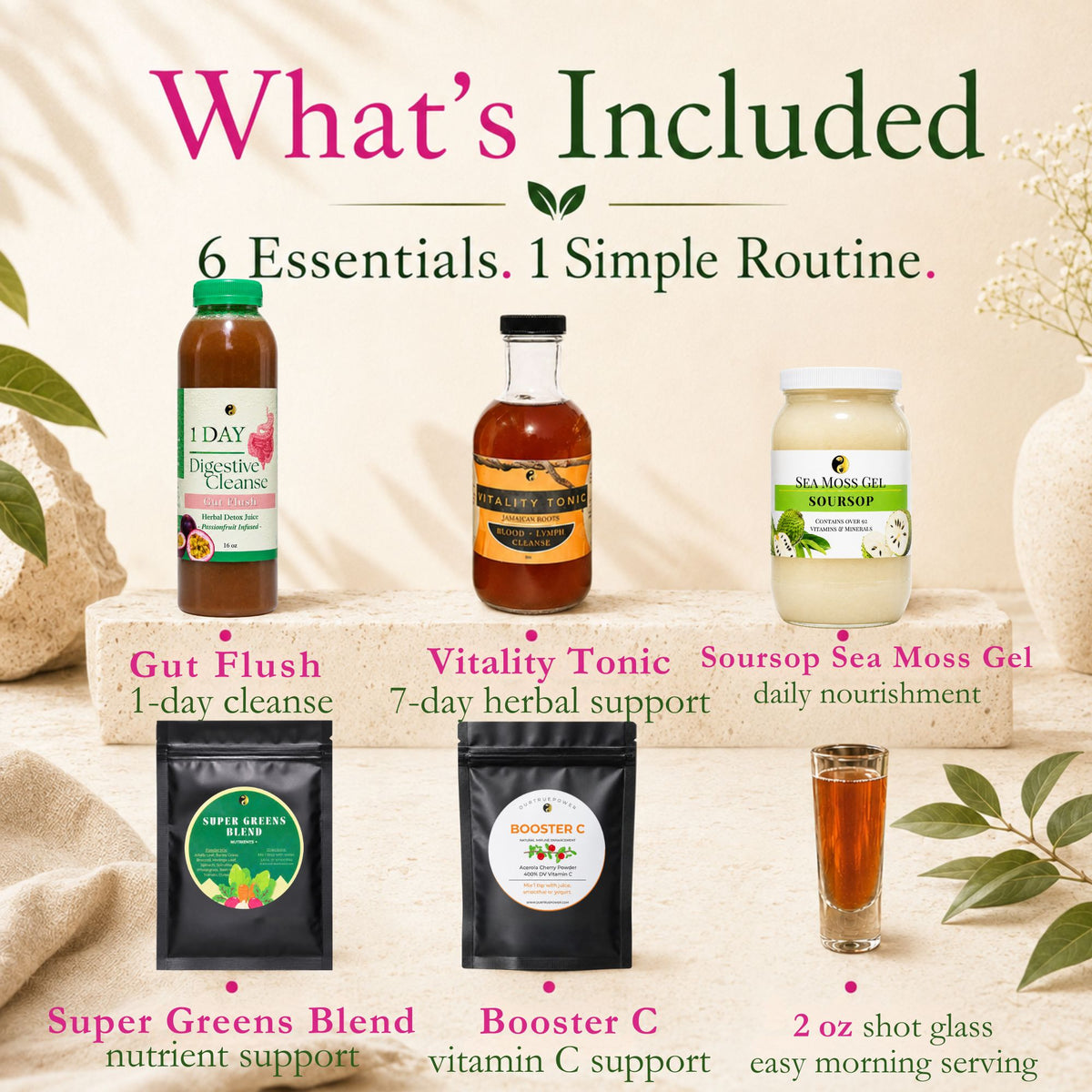 Parasite Detox Bundle: Part 1, 2, 3 (without skincare)