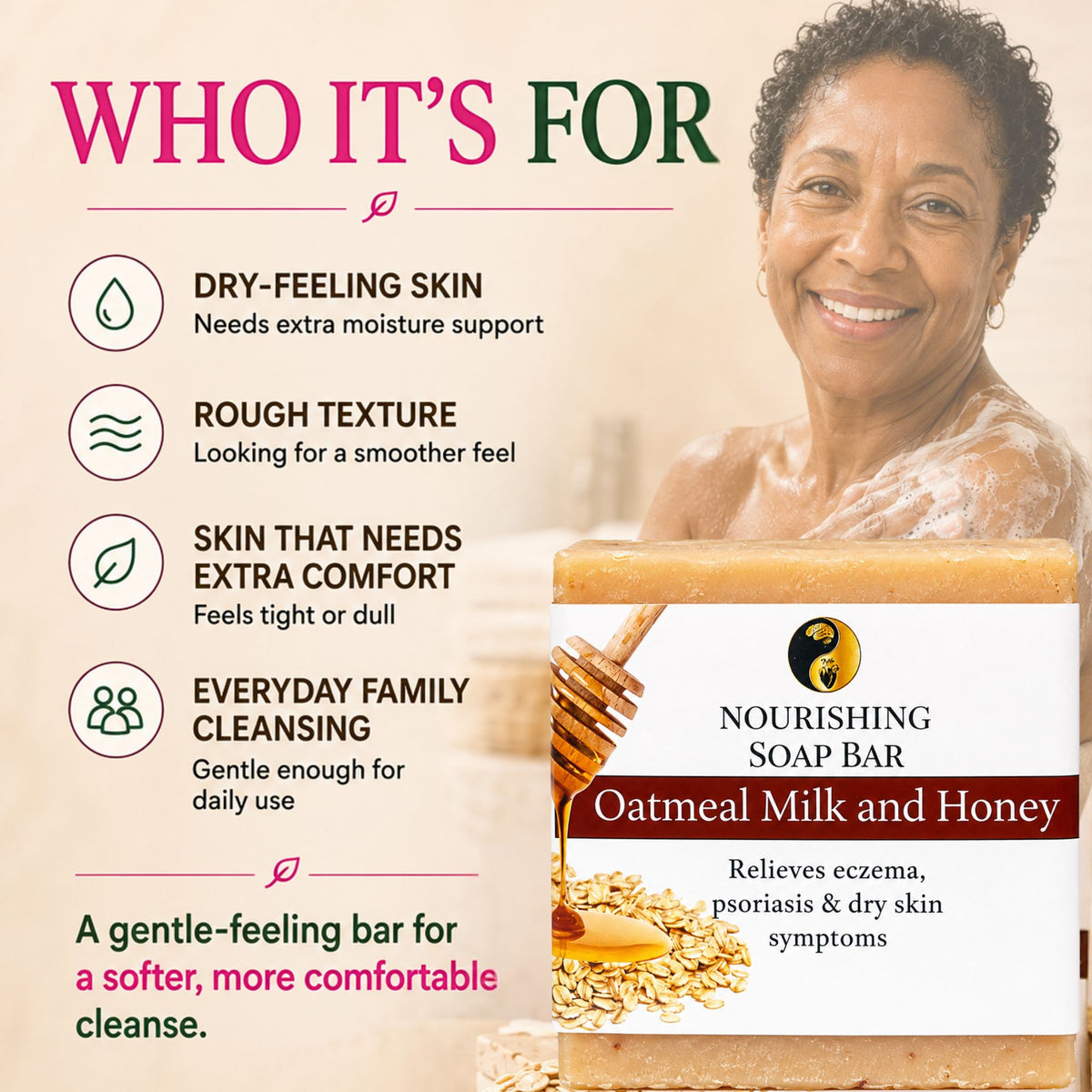 Oatmeal Milk & Honey Soap Bar