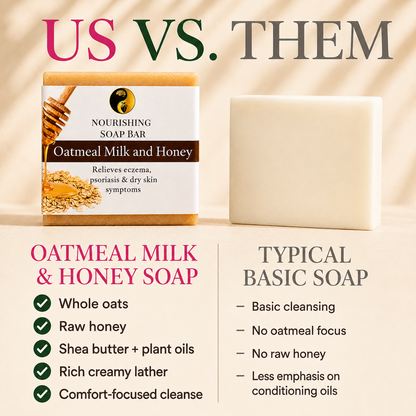 Oatmeal Milk & Honey Soap Bar