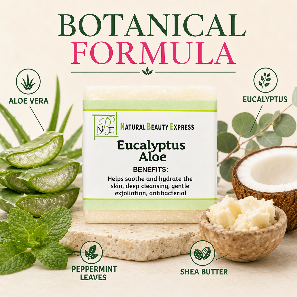 Eucalyptus Aloe Vera Soap Bar