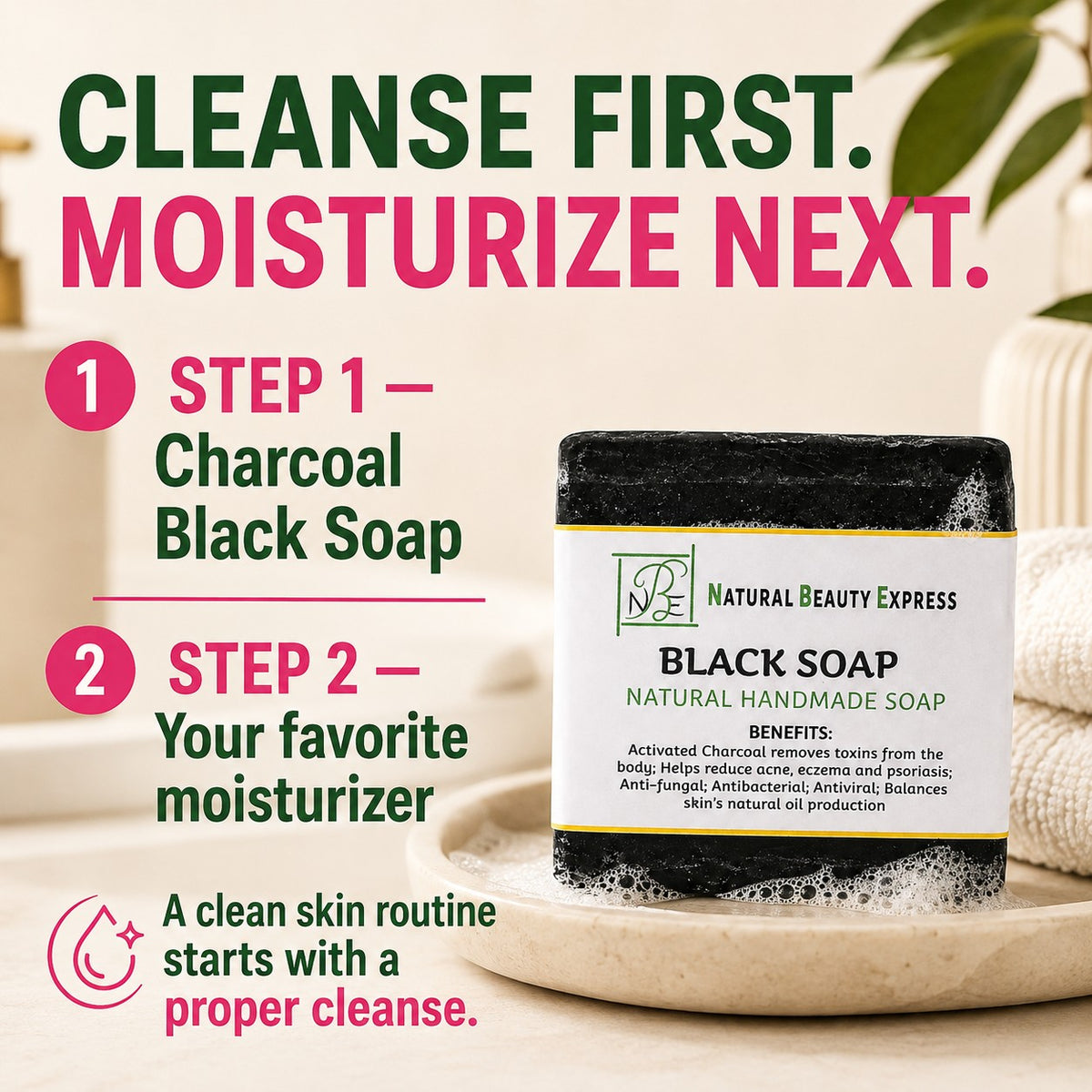 Black Soap Bar