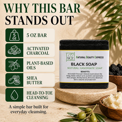 Black Soap Bar