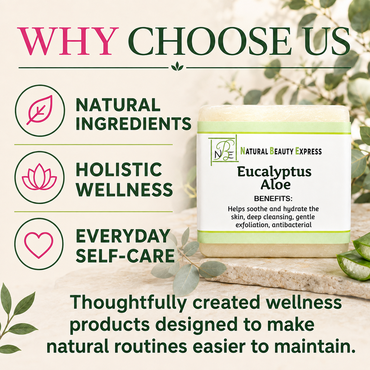 Eucalyptus Aloe Vera Soap Bar