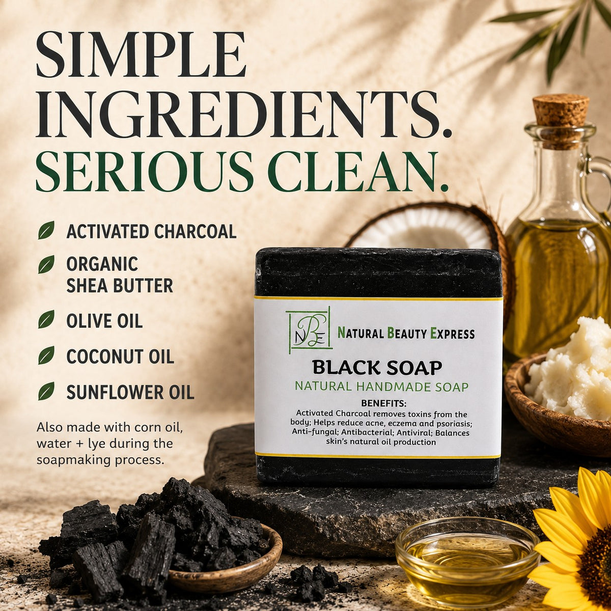 Black Soap Bar