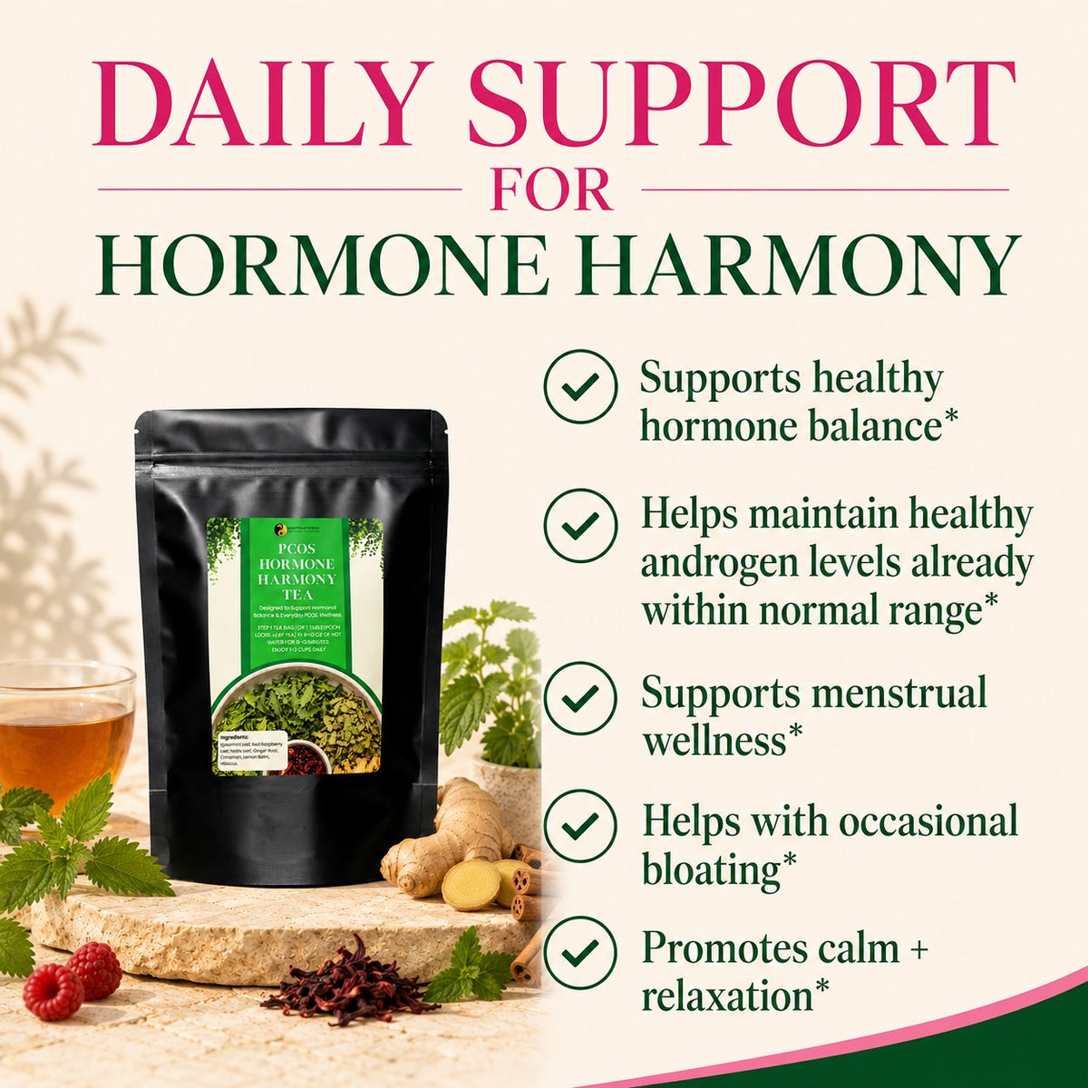 PCOS Hormone Harmony Tea