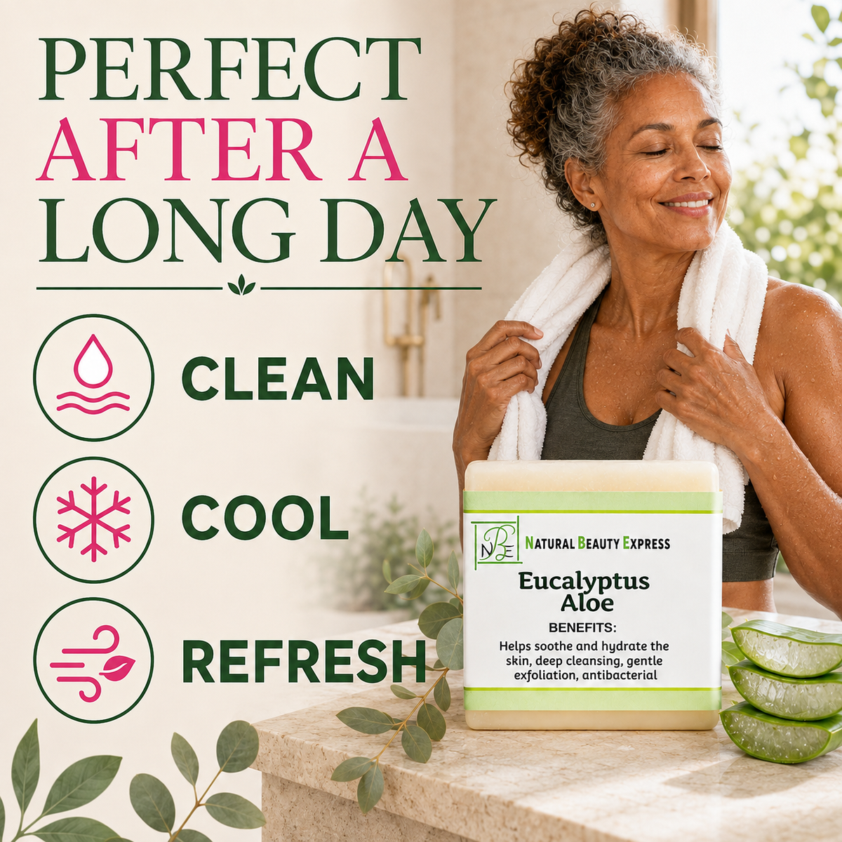 Eucalyptus Aloe Vera Soap Bar