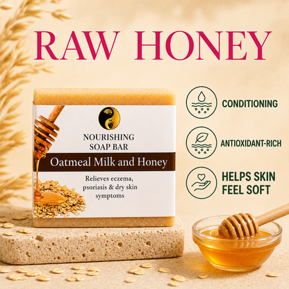 Oatmeal Milk & Honey Soap Bar