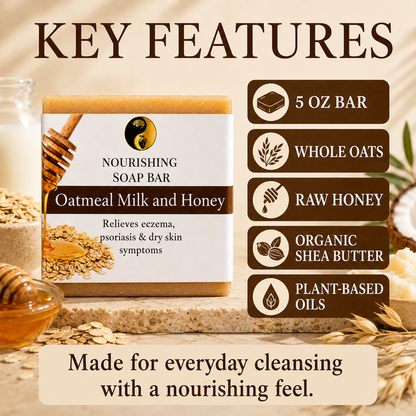 Oatmeal Milk & Honey Soap Bar