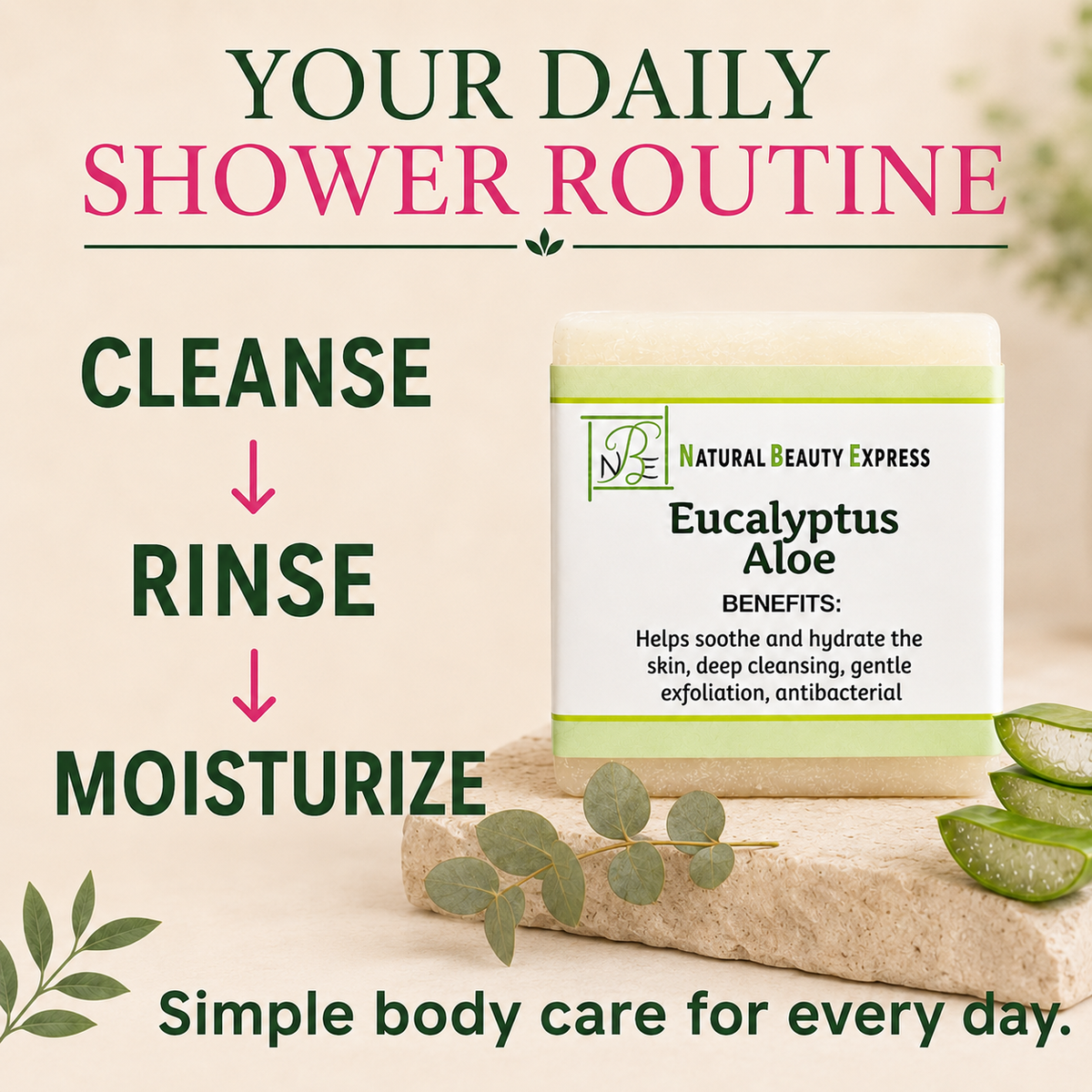 Eucalyptus Aloe Vera Soap Bar