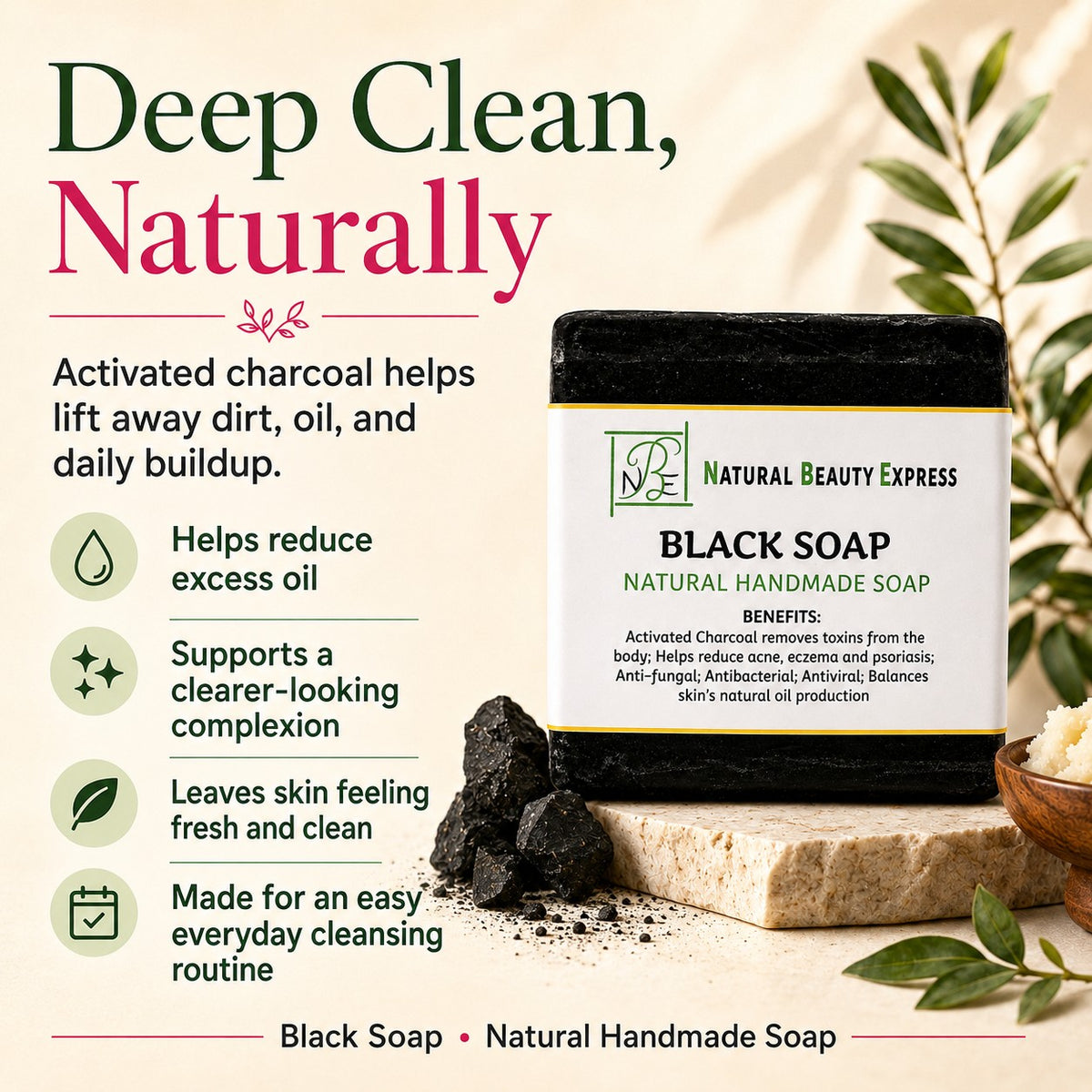 Black Soap Bar